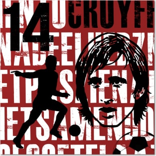 Cruyff, the best Soccer Player in the World Posters and Art